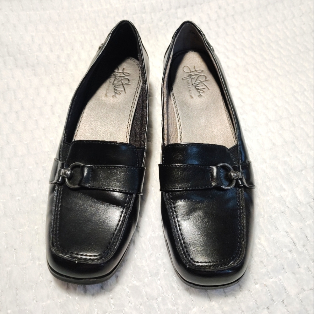 Life Stride Black Loafers